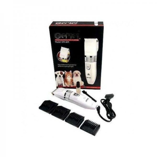 Masina de tuns pentru animale Gemei GM 634 accesorii