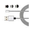 cablu de incarcare magnetic 3 in1 usb c micro usb Lightning
